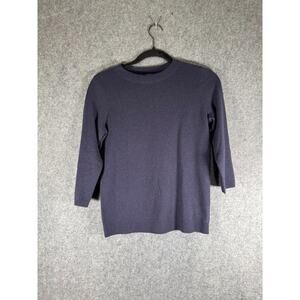 Talbots Sweater Women Small Petite Cashmere Soft Preppy Academia‎ Quiet Lux